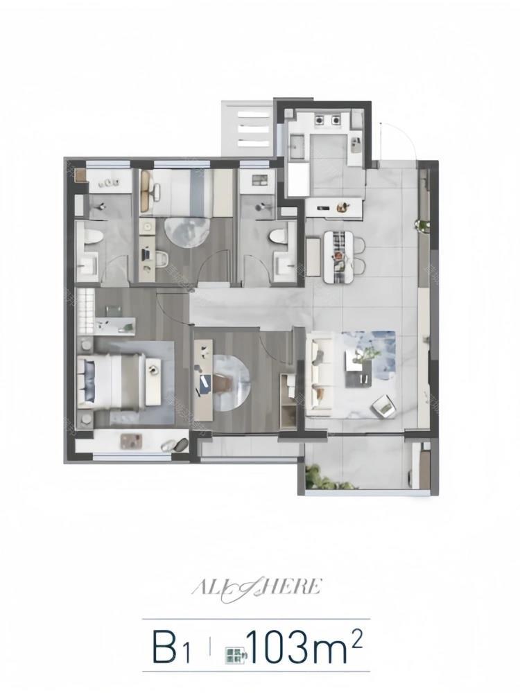 103.00m²