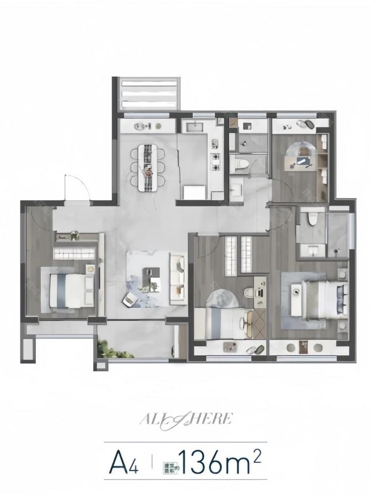 136.00m²