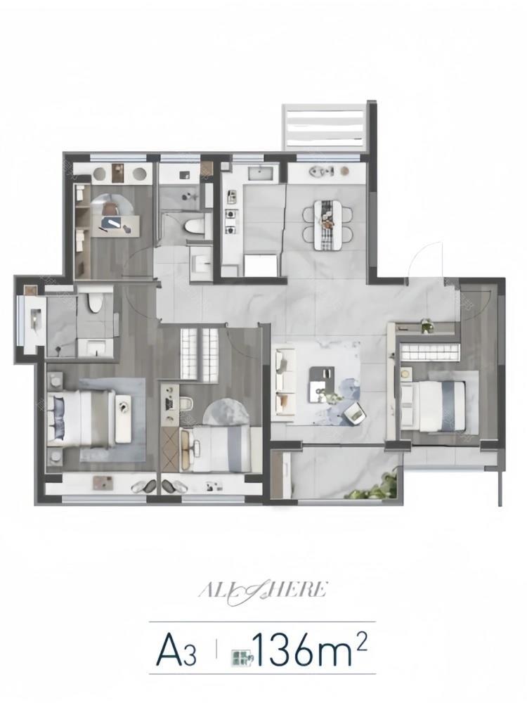 136.00m²