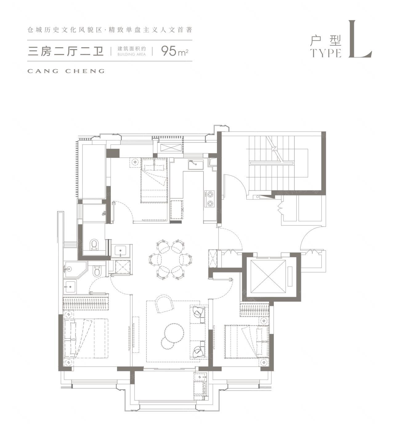 95.00m²
