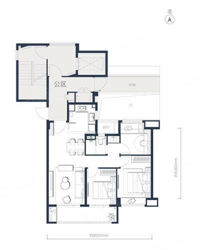万科樟湾国际--建面 96.00㎡;